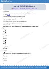 Đề thi học kì 1 Tiếng Anh 9 iLearn Smart World - Đề số 2